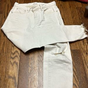 Moussy vintage off white jeans size 27.